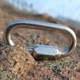 XINDA,Solid,Steel,Climbing,Carabiner,Safety,Bearing,Clasp