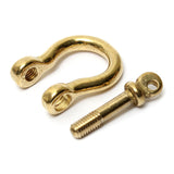 Brass,Shackle,Joint,Connect,Chain,Buckle,Leather,Craft,Hardware