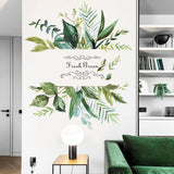 Loskii,FX64103,Green,Rustic,Style,Sticker,Living,Background,Removable,Stickers,Decorations,Poster,Wallpaper