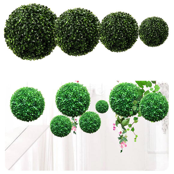 Artificial,Green,Topiary,Grass,Hanging,Plant,Decorations