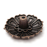 Holes,Alloy,Lotus,Flower,Incense,Burner,Holder,Plate,Stick,Incense