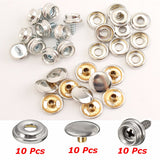 10Set,Fastener,Screws,Attaching,Marine,Canvas,Cover