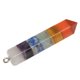 Chakra,Healing,Layered,Crystal,Faceted,Stick,Healing,Balancing,Pendants