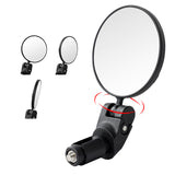 BIKING,Rearview,Mirror,Rotation,Adjustable,Angle,Cycling,Bicycle,Handlebar,Mirrors