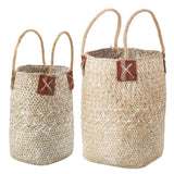 Decorative,Woven,Flower,Basket,Dried,Flowers,Flower,Arrangement,Basket,Retro,Woven,Straw,Storage,Flower,Basket