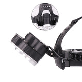 XANES,3200LM,Modes,Headlamp,3*18650,Battery,Interface