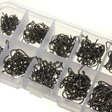 ZANLURE,Sizes,Black,Silver,Fishing,Tackle,Hooks,FishhooK,Comes