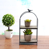 Plant,Stand,Metal,Flower,Garden,Shelf,Display,Outdoor,Indoor