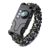 Outdoor,Survival,Bracelet,Infrared,Laser,Flashlight,Compass,Whistle,Reflector,Camping,Emergency,Tools