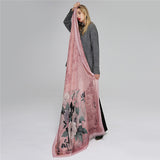 Women,Satin,Printing,Scarves,Breathable,Vintage,Cotton,Linen,Lightweight,Scarf