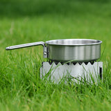 Campleader,Stainless,Steel,Camping,Stove,Outdoor,Picnic,Solid,Liquid,Alcohol,Cooking,Stove,Windshield