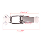 Sliver,Stainless,Steel,Bumper,Quick,Release,Buckle,Fastener