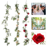 Artificial,Eucalyptus,Garland,Hanging,Rattan,Wedding,Greenery,Decorations