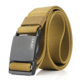 125cmx3.8cm,Military,Tactical,Outdoor,Alloy,Magnetic,Buckle,Casual,Belts,Canvas,Waist,Belts