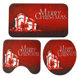 Christmas,Decoration,Santa,Snowman,Bathroom,Toilet,Covers