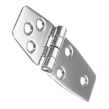 38x97mm,Flush,Hinges,Stainless,Steel,Polished,Silver,Marine