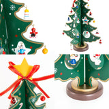 Wooden,Cartoon,Christmas,Table,Decorations,Hanging,Ornaments