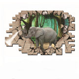 Elephant,Forest,Living,Bedroom,Animals,Floor,Background,Decor,Creative,Stickers