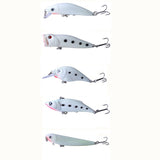 ZANLURE,Mixed,Luminous,Popper,Crankbait,Pencil,Artificial,Wobbler,Fishing