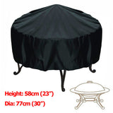 30inch,Patio,Round,Cover,Waterproof,Protector,Grill,Chair,Table,Shelter,Black