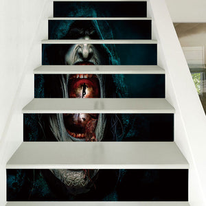 Miico,LT004,Halloween,Decoration,Stair,Sticker,Removable,Sticker,Horror,Sticker