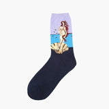 Unisex,Painting,Cotton,Socks