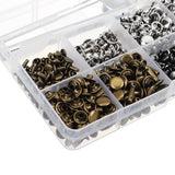 480Pcs,Double,Rivet,Metal,Studs,Leather,Clothes,Craft