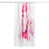 Chirstmas,Flowers,Bathroom,Shower,Curtain,Pedestal,Cover