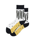 Unisex,Jacquard,Fashion,Middle,Socks,Retro,Pattern,Socks