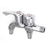 Mount,Single,Washing,Machine,Faucet,Double,Spouts,Handles,Water,Garden,Faucet,Bathroom,Bidet,Faucet