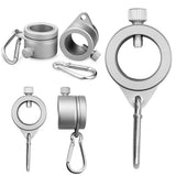 Aluminum,Alloy,Rings,Degree,Rotating,Flagpole,Mounting,Carabiner,Flagpole