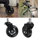 Office,Chair,Caster,Wheels,2.5inch,Replacement,Swivel,Rubber