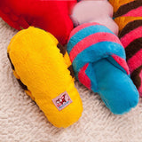 Plush,Slipper,Shape,Squeaky,Puppy,Sound,Supplies