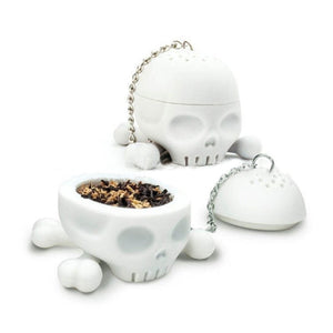 Silicone,Bones,Skull,Infuser,Loose,Strainer,Filter,Infuser,Diffuser