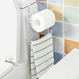 Bathroom,Kitchen,Hanging,Organizer,Layers,Toilet,Paper,Hooks,Shelf,Towel,Holder