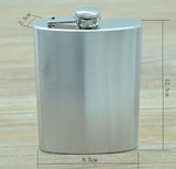 8oz(225ml),Stainless,Steel,Flask,Alcohol,Bottle,Portable,Copper,Cover