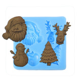 Christmas,House,Silicone,Fondant,Mould,Baking,Chocolate,Sugarcraft