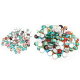 100Pcs,Round,Mixed,Glass,Patch,Crafted,Handcrafted,Tiles,Jewelry,Making,Decorations