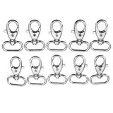 10Pcs,Silver,Alloy,Swivel,Lobster,Clasp