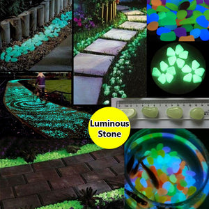 10pcs,Aquarium,Luminous,Glowing,Stone,Aritificial,Pebble,Stone,Aquarium,Garden,Decoration