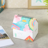 Calendar,Folding,House,Desktop,Table,Paper,Storage,Daily,Organizer