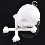 Silicone,Bones,Skull,Infuser,Loose,Strainer,Filter,Infuser,Diffuser