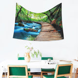 Forest,Tapestry,Hanging,Throw,Bedspread,Beach,Towel,Cloth,Decor