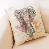 Concise,Style,Printed,Cotton,Pillow,Square,Decoration,Cushion,Cover