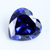 Royal,Tanzanite,Sapphire,10x10mm,6.46ct,Heart,Faceted,Loose,Gemstone,Decorations