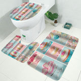 Printing,Waterproof,Bathroom,Shower,Curtain,Pedestal,Toilet,Cover,Bathroom,Decoration