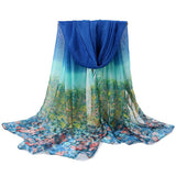 Women,Printing,Chiffon,Scarves,Shawls,Casual,Outdoor,Scarf