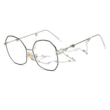 Universal,Women,Large,Frame,Optical,Glasses,Hanging,Chain