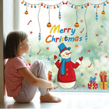 Miico,SK9091,Merry,Christmas,Decorations,Santa,Claus,Background,Decorative,Sticker,Removable