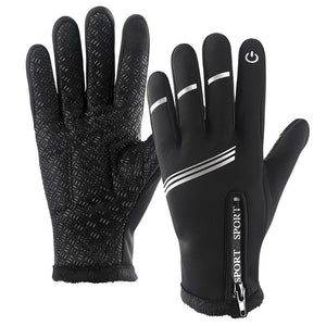 ROCKBROS,Touch,Screen,Antislip,Waterproof,Gloves,Reflective,Cycling,Bicycle,Gloves,Winter,Gloves,Sports,Gloves